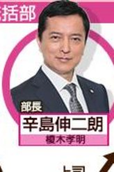 辛岛伸二朗（榎木孝明饰演）